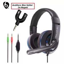 Audífono Gamer Ovleng Mas Regalo Spliter De Audio Y Video