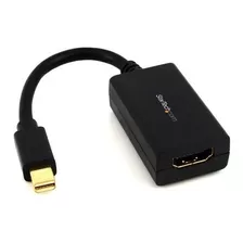 Adaptador Video Audio Mini Dp Display Port M Hdmi H Startech Color Negro