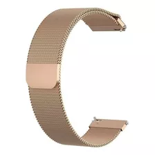 Pulseira Milanese Aço 20mm P68 P70 P80 Amazfit Bip Active Cor Dourado