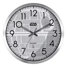 Sharp Star Wars Death Star Reloj De Pared Atómico - 12 Acab