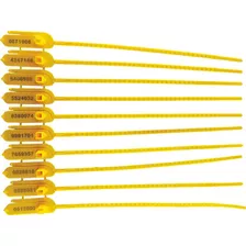 Lacre Para Malote 26 Cm Amarelo Com 500 Unidades