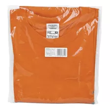 Camiseta Naranja Estampada 100% Algodón, Talla 42, Truper