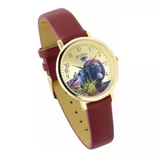 Reloj Mujer Harry Potter Tp0027 Cuarzo 34mm Pulso Rojo