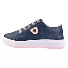 Tenis Infantil Feminina Sapato Menina Casual Jeans Leve 