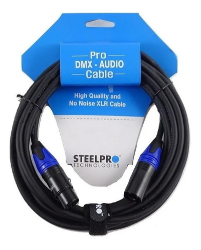 Cable Steelpro Xlr 10m Plug Cannon-jack Cannon Balanceado
