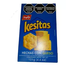 Galletitas Kesitas Snacks Saladas Con Queso Estuche De 125g.
