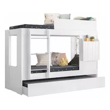 Treliche Com Mesa Dobrável Sleep Albatroz Branco