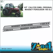 Calcos Simil Original Tractor Massey Ferguson 1195 S-2