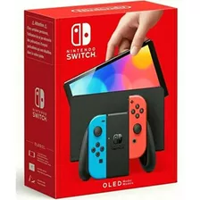 Nintendo Switch Modelo Oled W/ Neon Red & Neon Blue Joy-con