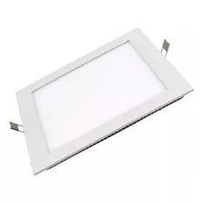 Panel Led Embutir Cuadrado 6w Luz Fria Spot 220v Mayorled Color Blanco