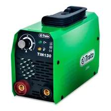 Máquina De Solda Inverter Trato Tin130 Verde/preta 60hz 220v