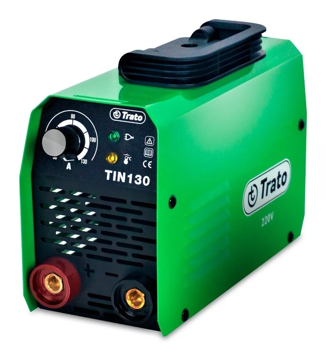 Máquina De Solda Inverter Trato Tin130 Verde E Preta 60hz 220v