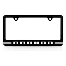 Marco De Placa De Licencia Impreso Uv Bronco, Gris Cact...