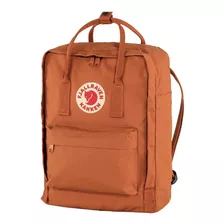 Mochila Urbana Fjallraven Kanken Kånken Classic Color Burnt Orange Diseño Liso