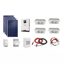 Kit Solar 1800w/3kva/9600wh Tv Radio Router Nevera Licuadora