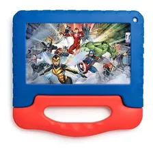 Tablet Multilaser Kids M7 Marvel Avengers 7 32gb Negra/azul Y 2gb De Memoria Ram