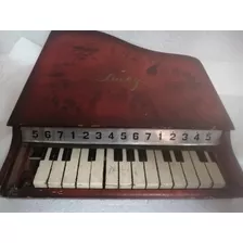 Juguete Antiguo Museo Juguete Chileno Piano De Cola Madera 