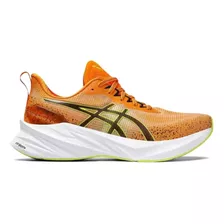 Tênis Masculino Asics Novablast 3 Le Cor Laranja/verde - Adulto 41 Br