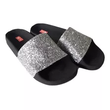 Sandalias Mujer Verano Moda Glitter