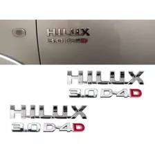 Kit Emblemas Insignias Puertas Toyota Hilux 3.0 D4d X2!