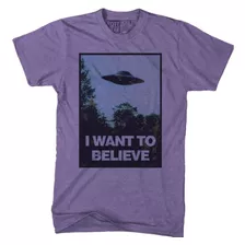 I Want To Believe X Files Mulder Area 51 Playera J Rott Wear
