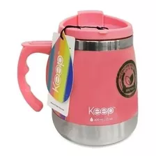 Taza Térmica Keep Indoor Color Rosa 400ml