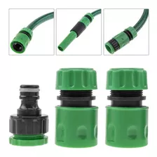 Manguera Riego Jardin 1/2 Pulgada 15 Mts Mas Accesorios Color Verde