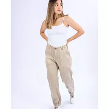 Pantalón Cargo Para Dama Ufo Nolita Beige Super Oferta