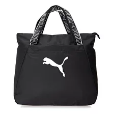 Bolsa Feminina Tote Active Essentials Puma Cor Puma Black Desenho Do Tecido Liso