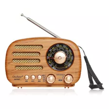 Oncheer Altavoz Bluetooth Retro Portátil De Radio Vintage