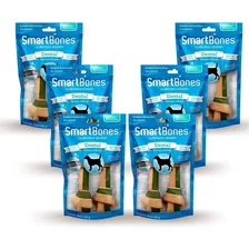 6 Pct Ossinho P/ Cães Smartbones Dental Médio C/ 2 Unidades