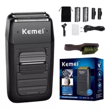 Promoção Kemei 1102 + Escova Disfarce Pelo De Javali