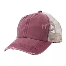 Gorra Vintage Lisa Gastada Importada Para Cola De Caballo