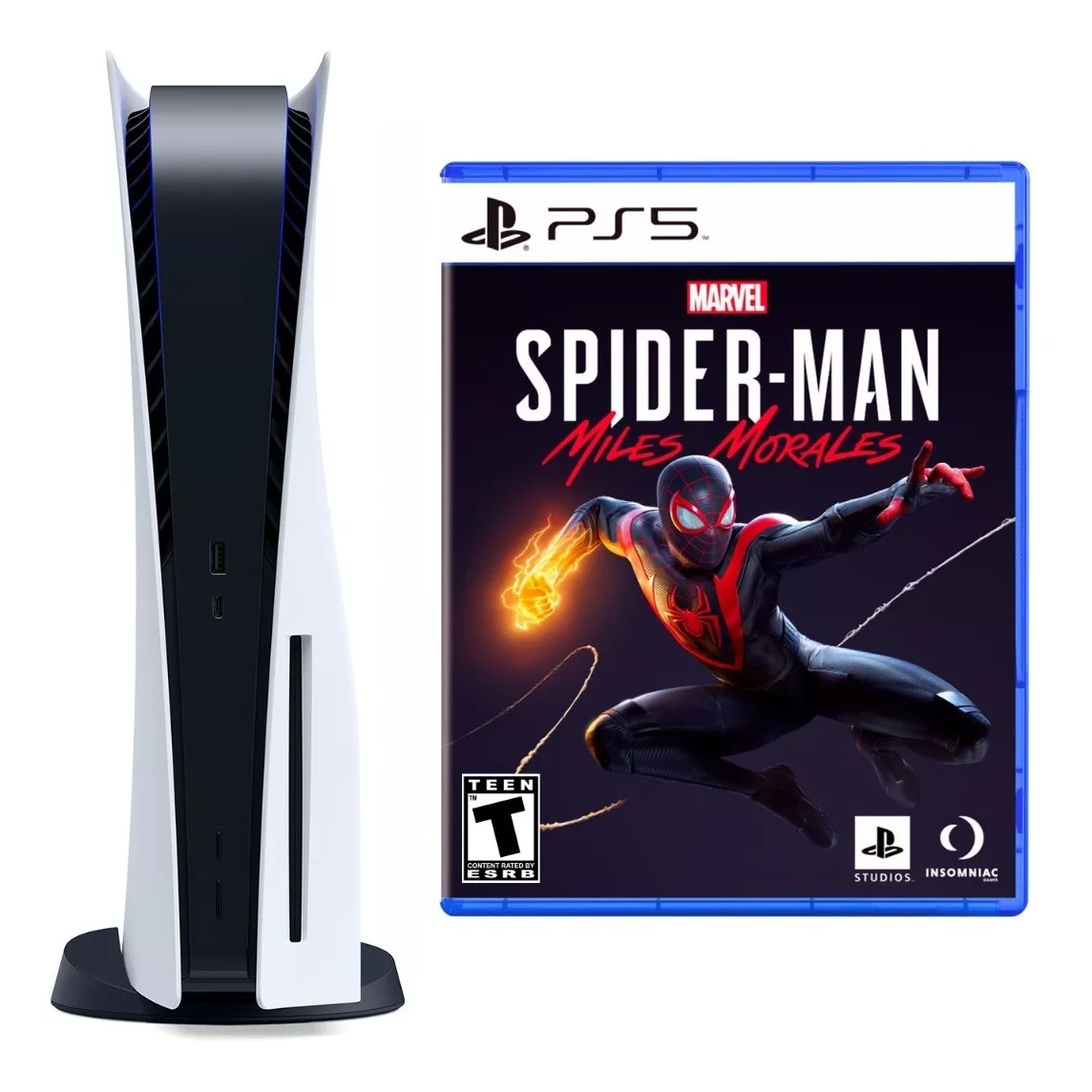 Consola Playstation 5 +  Spiderman Miles Morales Ps5