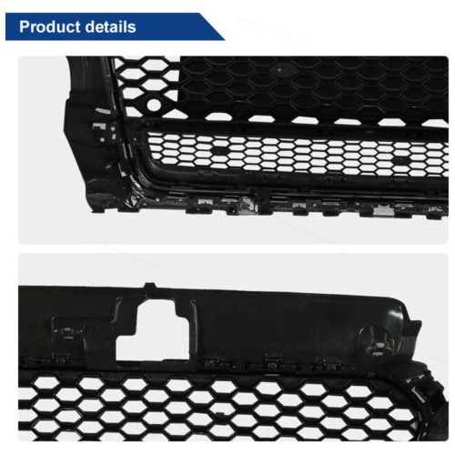 Fits Audi A3 S3 2014-2016 Rs3 Style Front Bumper Grill H Aad Foto 8