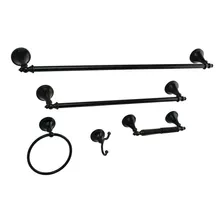 Set De 5 Accesorios Para Baño Bronce Frotado Kingston Brass