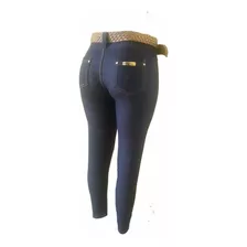 Calça Legging Cintura Alta Cotom C Bolso Atras