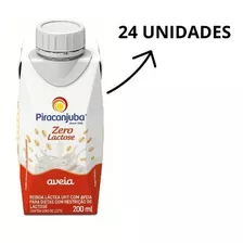 Kit C/24uni Bebida Láctea Aveia 0% Lactose Piracanjuba 200ml