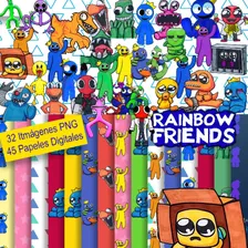 Rainbow Friends Imágenes Png + Papeles Imagenes Sin Fondo