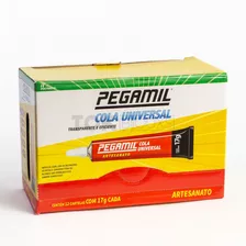 Caixa C/ 12 Un Cola Pegamil Universal 17g Artesanato