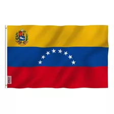 Bandera Anley Fly Breeze De Venezuela De 8 Estrellas De 3 X