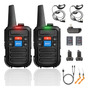 2 Radios Walkie Talkie Usb Recargable 16 Canale Mini 5km