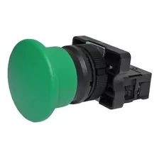 Botão Plástico Cogumelo 40mm Verde 1na P20am - Metaltex (i)