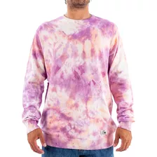 Sweater Quiksilver Peaceful Life Hombre Moda Rosa