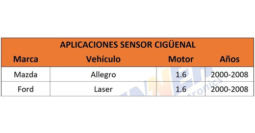 Sensor Cigeal Mazda Allegro Ford Laser 1.6 2000-2008 Foto 4
