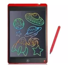 Lousa Mágica Tela Lcd 12 Polegadas Tablet Infantil Desenhar Cor Vermelho