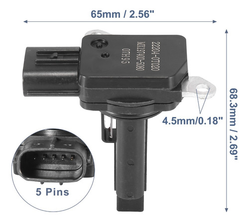 Sensor Maf Flujo Aire Para Toyota Matrix Corolla 09-12 Ms Foto 3