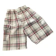 Bermuda Short Niño Varón Gabardina Cargo 