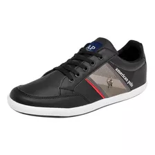 Tenis Hombre American Polo Negro 104-237