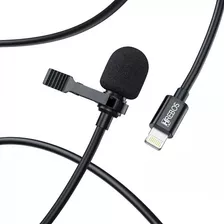 Microfone De Lapela Lightning Hrebos Compatível Com iPhone